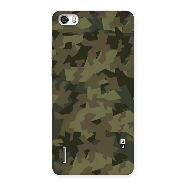 Army Abstract Back Case for Honor 6