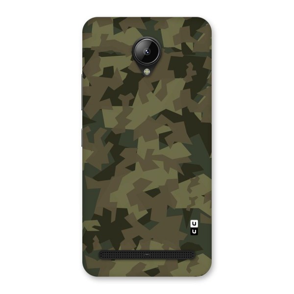 Army Abstract Back Case for Lenovo C2