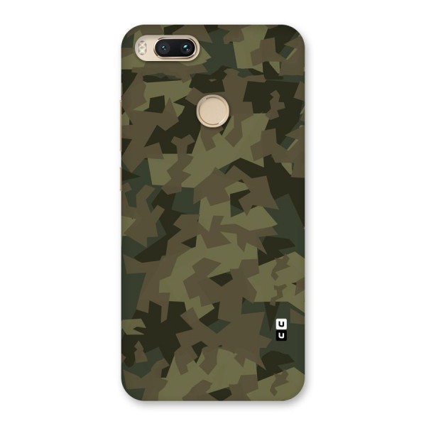 Army Abstract Back Case for Mi A1