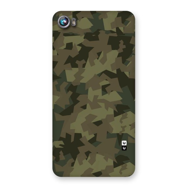 Army Abstract Back Case for Micromax Canvas Fire 4 A107
