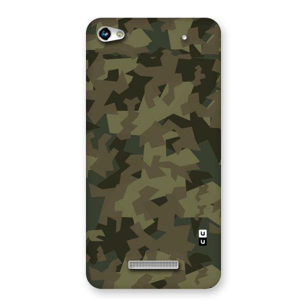 Army Abstract Back Case for Micromax Hue 2
