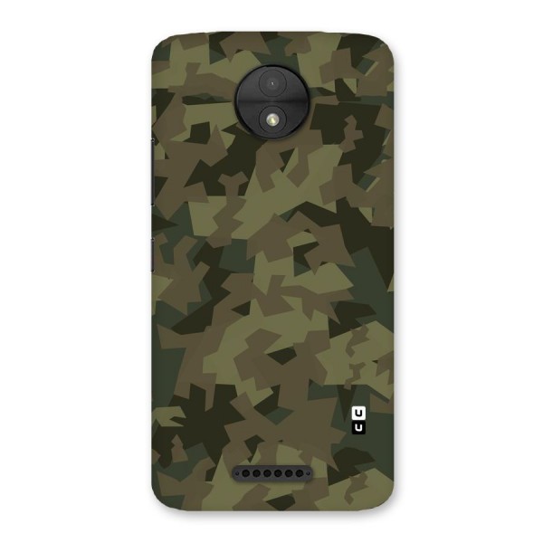 Army Abstract Back Case for Moto C