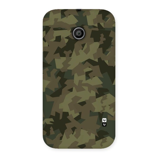 Army Abstract Back Case for Moto E
