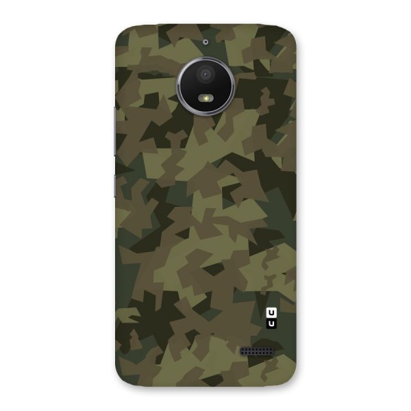 Army Abstract Back Case for Moto E4
