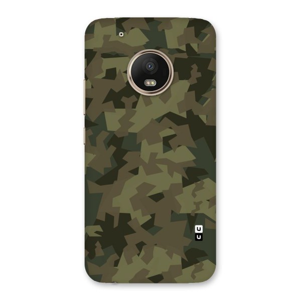 Army Abstract Back Case for Moto G5 Plus
