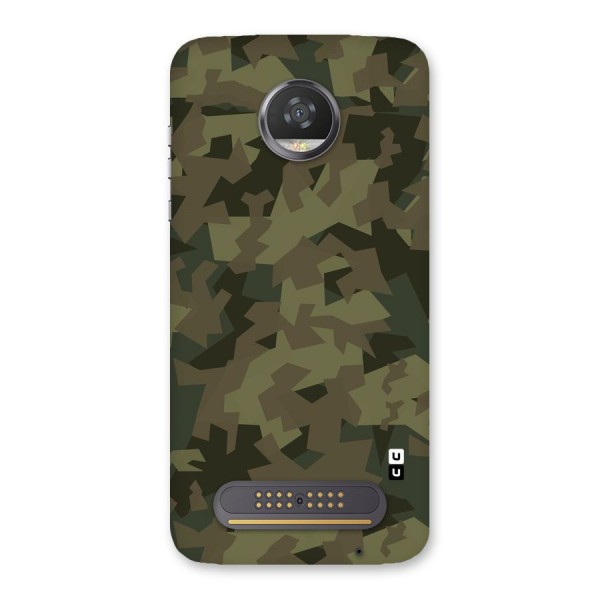 Army Abstract Back Case for Moto Z2 Play