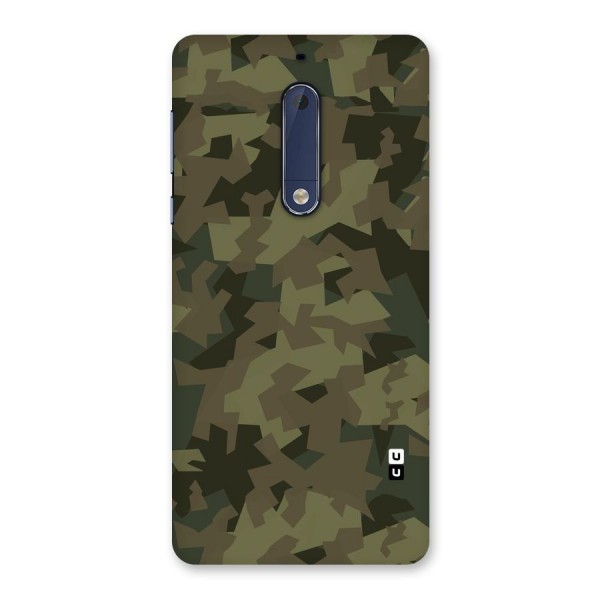 Army Abstract Back Case for Nokia 5