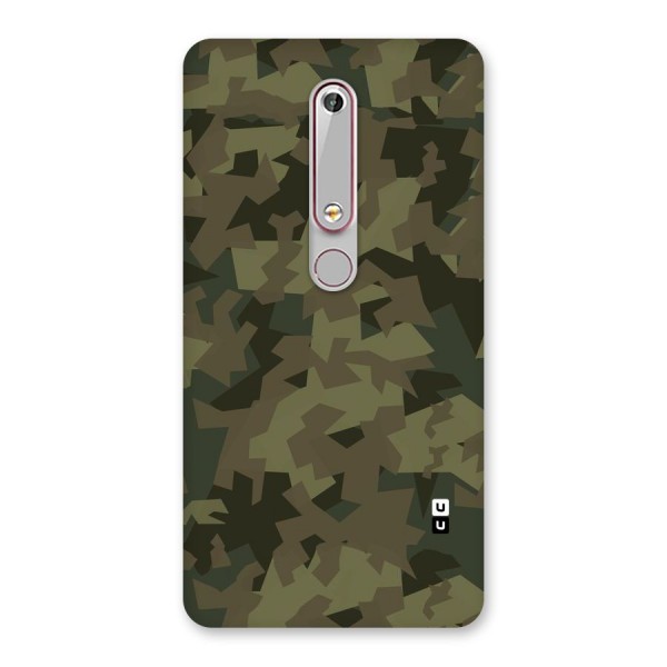 Army Abstract Back Case for Nokia 6.1