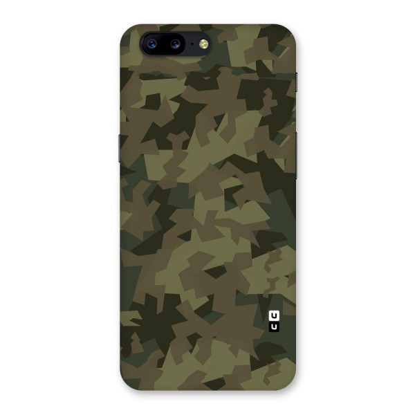 Army Abstract Back Case for OnePlus 5