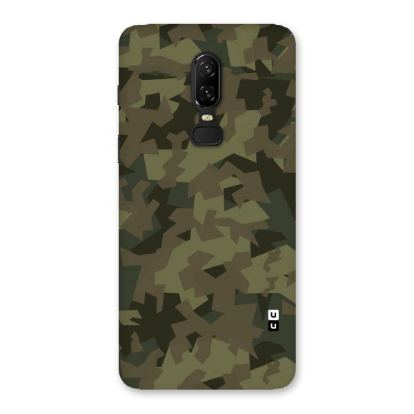 Army Abstract Back Case for OnePlus 6