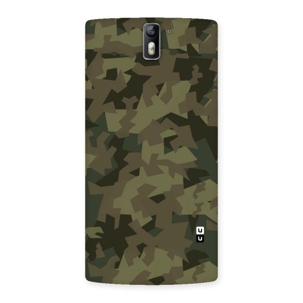 Army Abstract Back Case for One Plus One