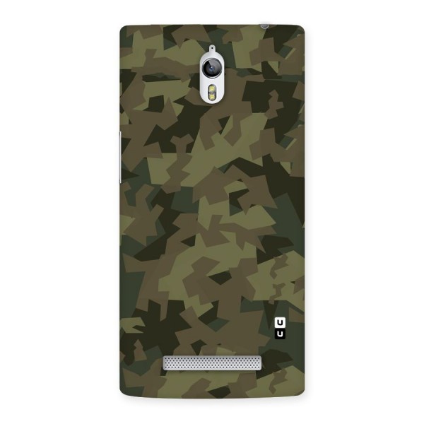 Army Abstract Back Case for Oppo Find 7