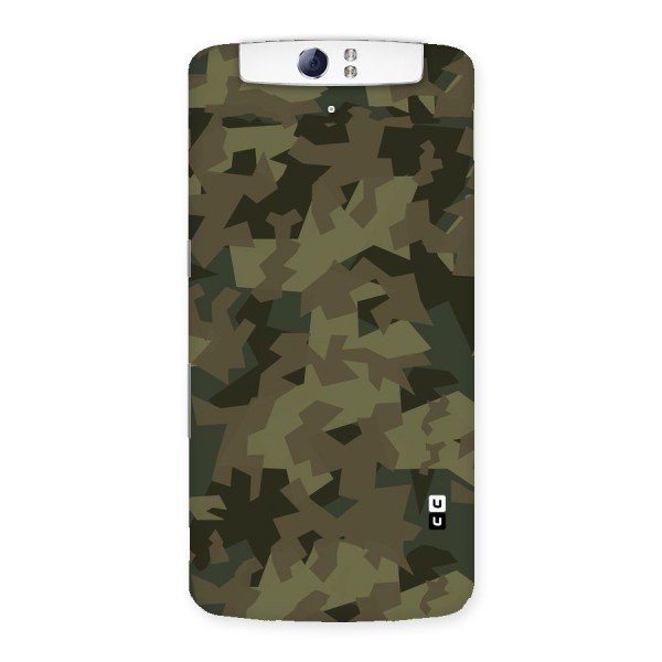 Army Abstract Back Case for Oppo N1
