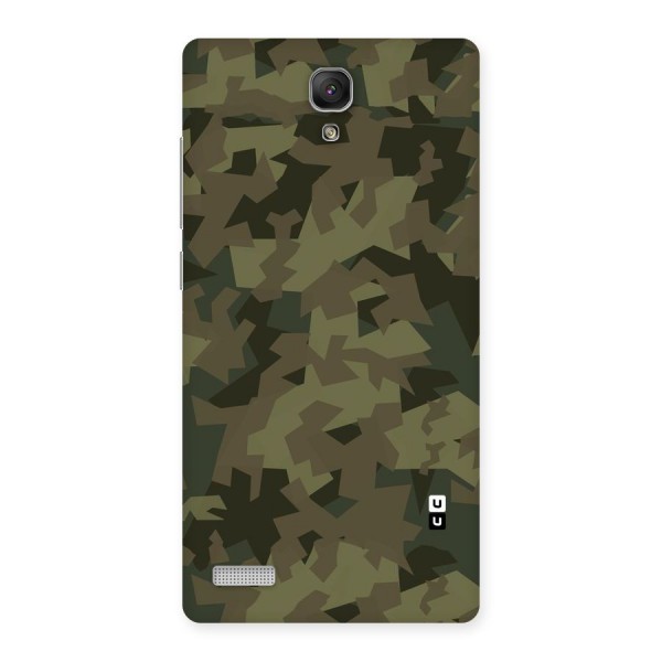 Army Abstract Back Case for Redmi Note