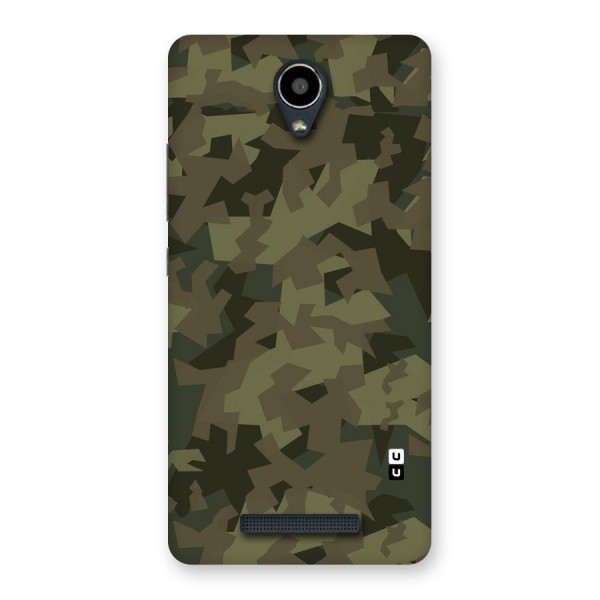 Army Abstract Back Case for Redmi Note 2