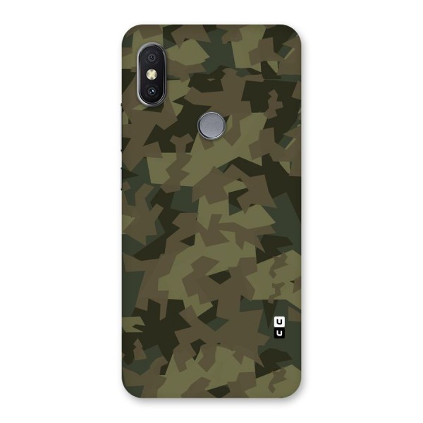 Army Abstract Back Case for Redmi Y2