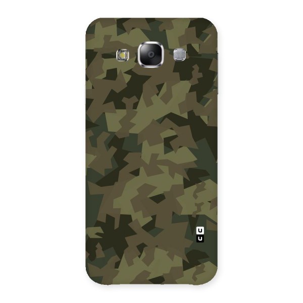 Army Abstract Back Case for Samsung Galaxy E5