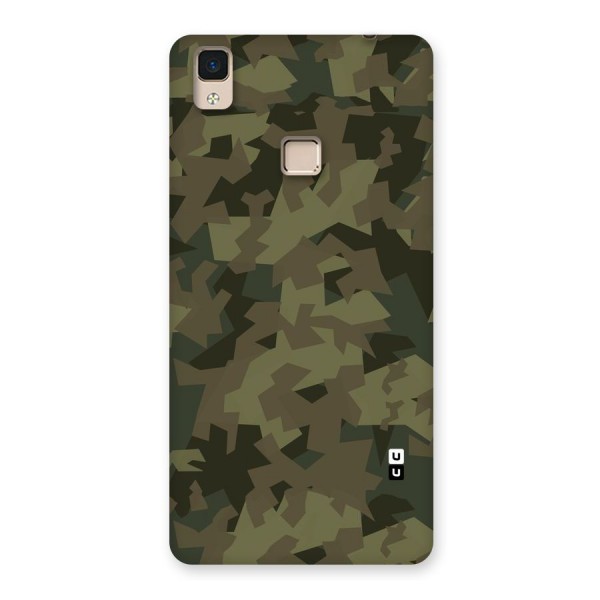 Army Abstract Back Case for V3 Max