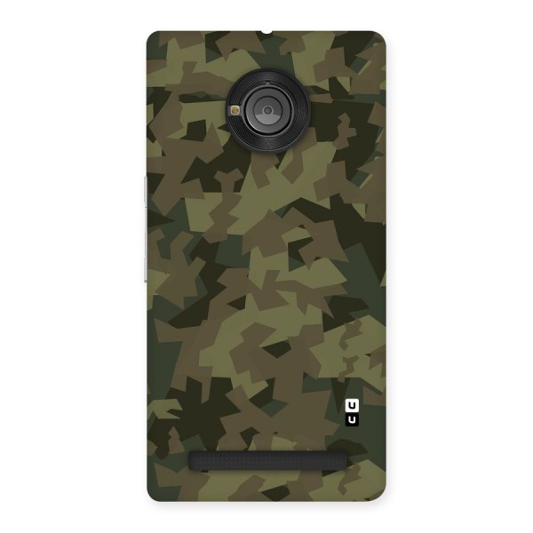 Army Abstract Back Case for Yu Yunique