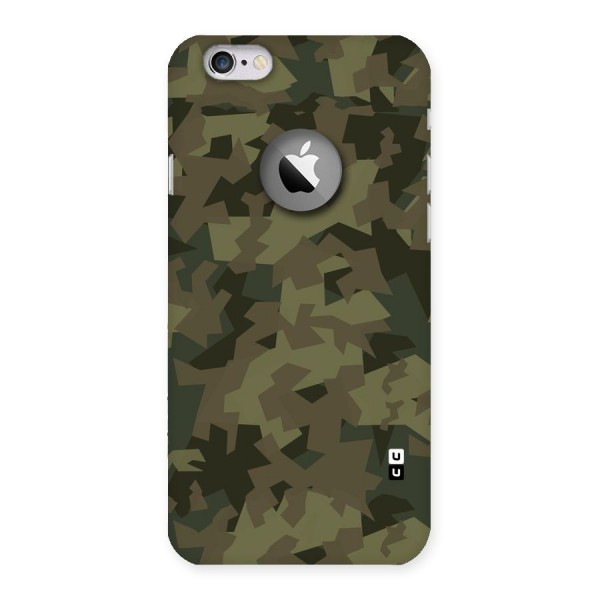 Army Abstract Back Case for iPhone 6 Logo Cut