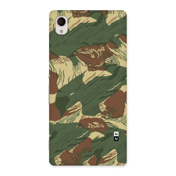 Army Design Back Case for Sony Xperia M4