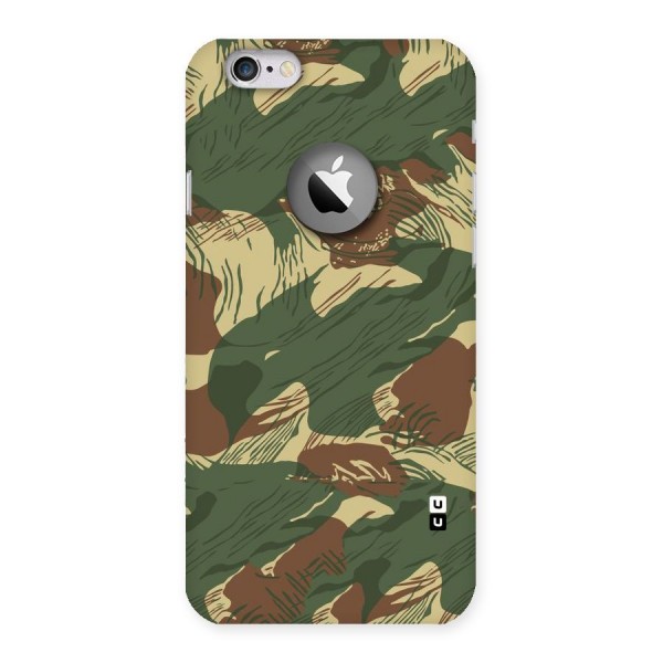 Army Design Back Case for iPhone 6 Logo Cut