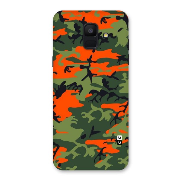 Army Pattern Back Case for Galaxy A6 (2018)