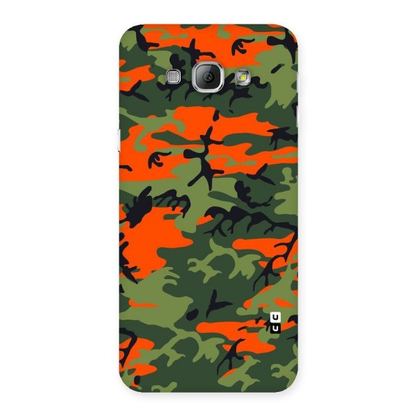 Army Pattern Back Case for Galaxy A8