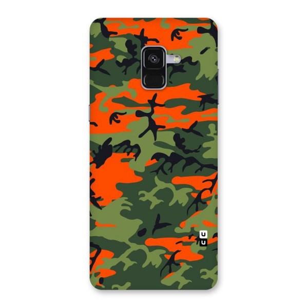 Army Pattern Back Case for Galaxy A8 Plus