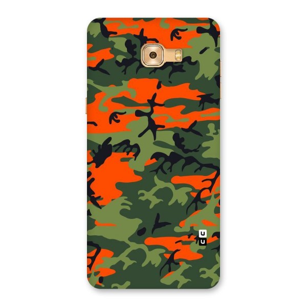 Army Pattern Back Case for Galaxy C9 Pro