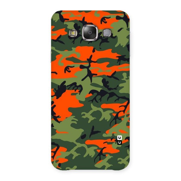 Army Pattern Back Case for Galaxy E7