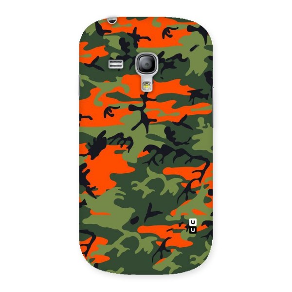 Army Pattern Back Case for Galaxy S3 Mini