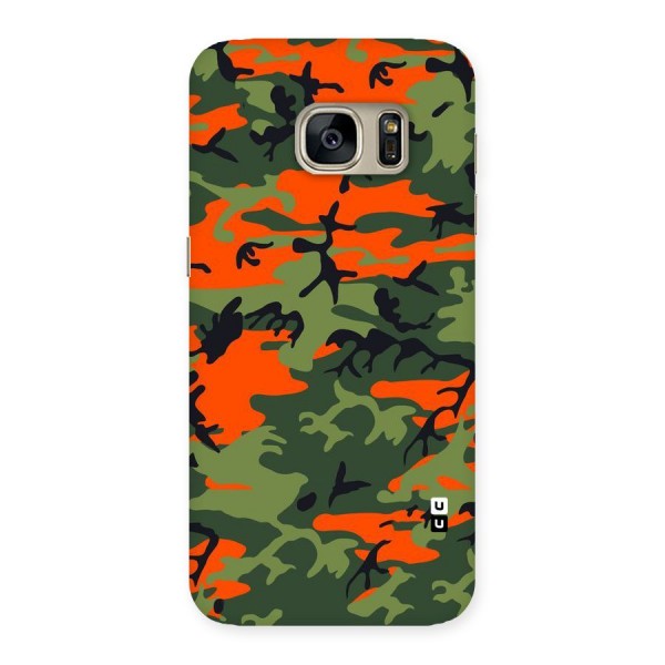 Army Pattern Back Case for Galaxy S7