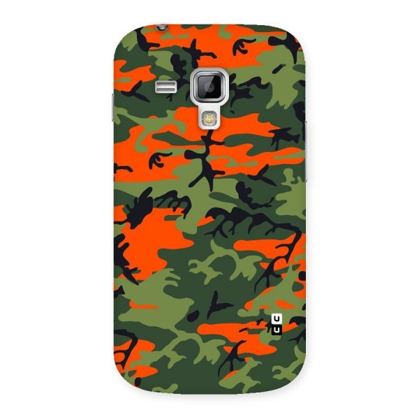 Army Pattern Back Case for Galaxy S Duos