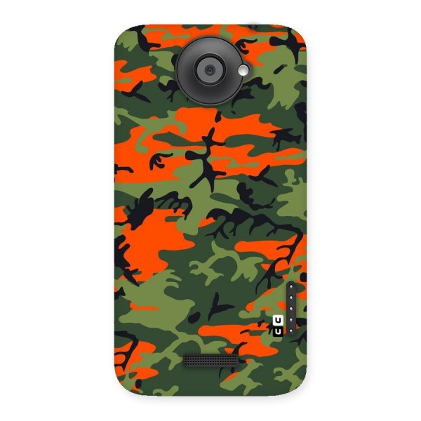 Army Pattern Back Case for HTC One X