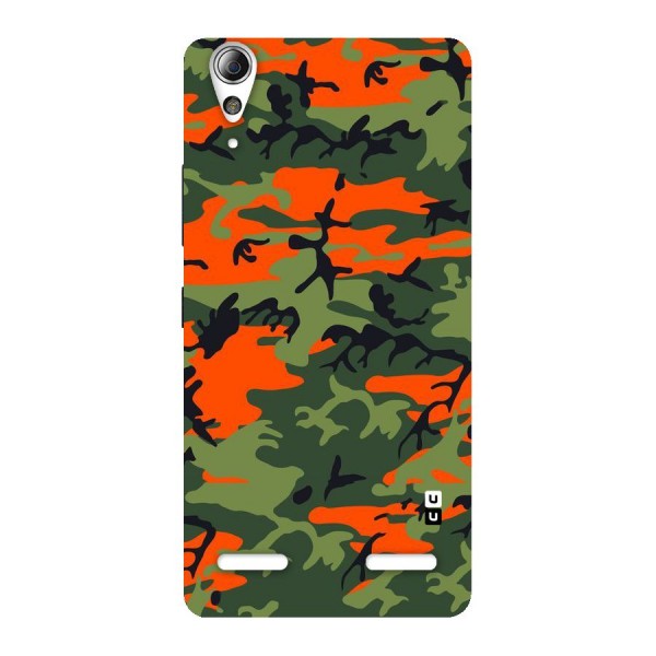 Army Pattern Back Case for Lenovo A6000 Plus