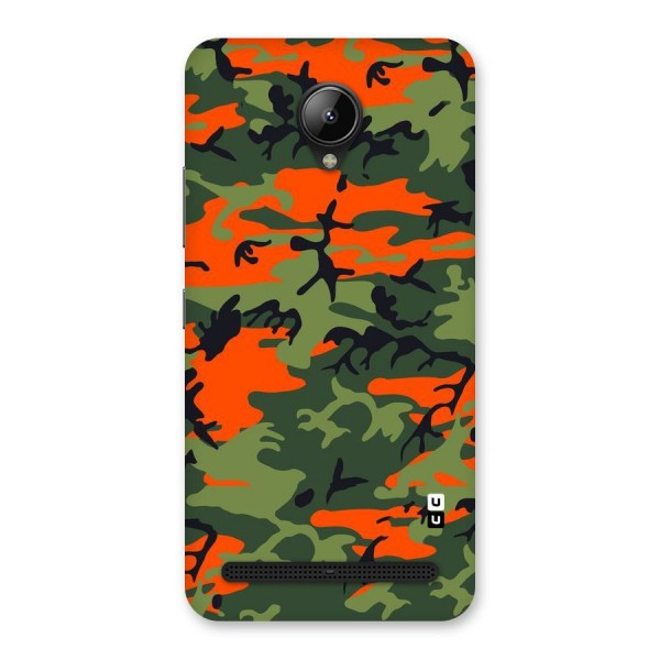 Army Pattern Back Case for Lenovo C2