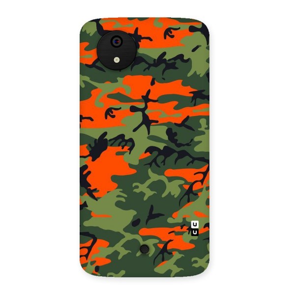 Army Pattern Back Case for Micromax Canvas A1