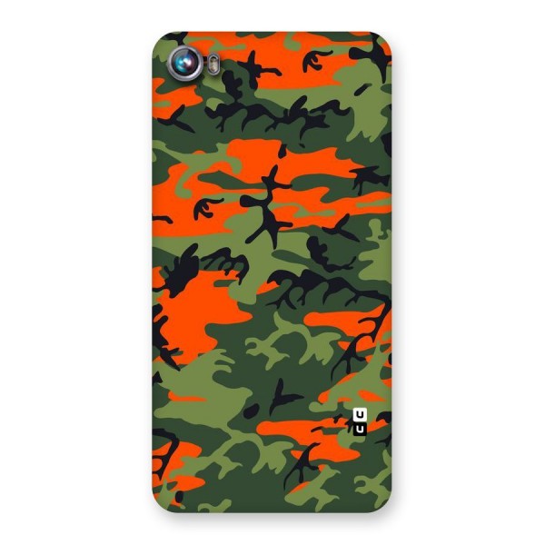 Army Pattern Back Case for Micromax Canvas Fire 4 A107