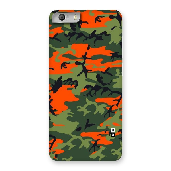 Army Pattern Back Case for Micromax Canvas Knight 2