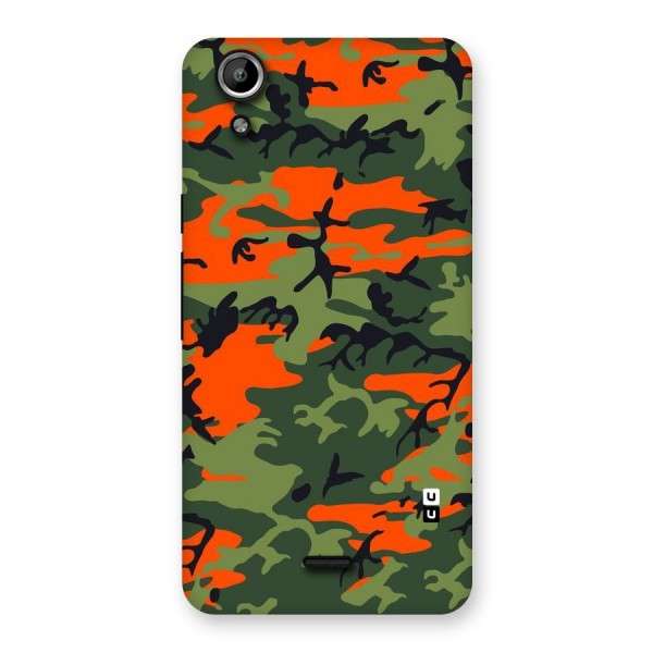 Army Pattern Back Case for Micromax Canvas Selfie Lens Q345