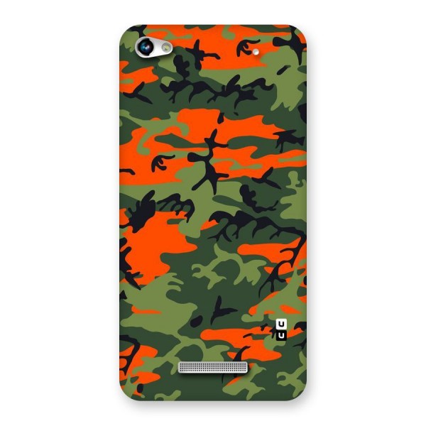 Army Pattern Back Case for Micromax Hue 2