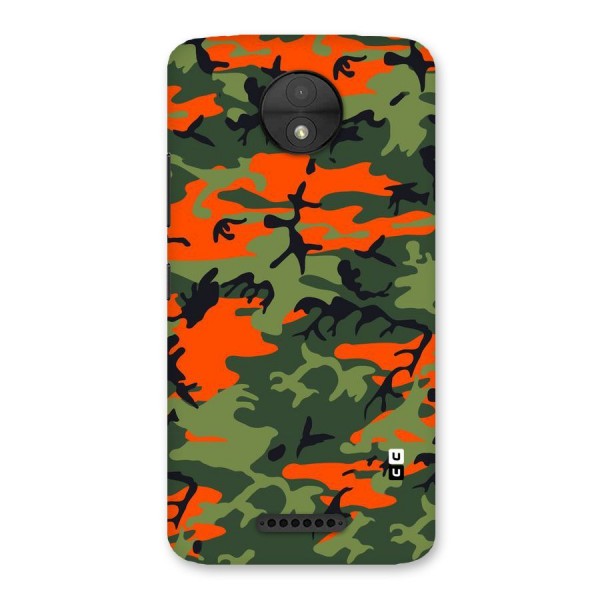 Army Pattern Back Case for Moto C