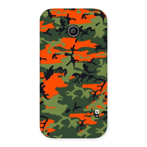 Army Pattern Back Case for Moto E