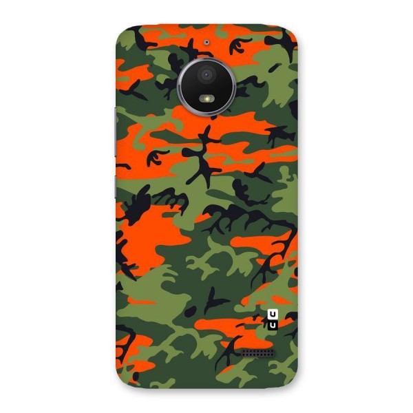 Army Pattern Back Case for Moto E4