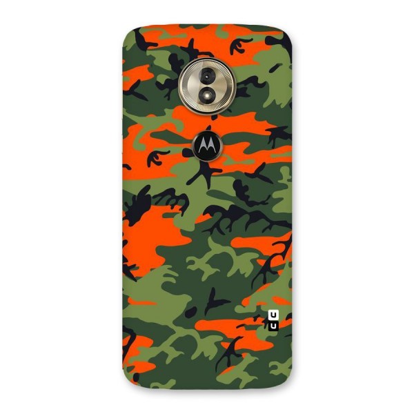 Army Pattern Back Case for Moto G6 Play