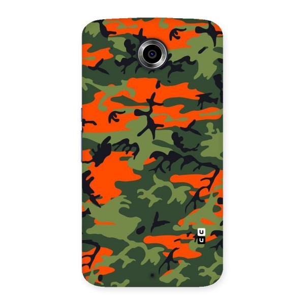 Army Pattern Back Case for Nexsus 6