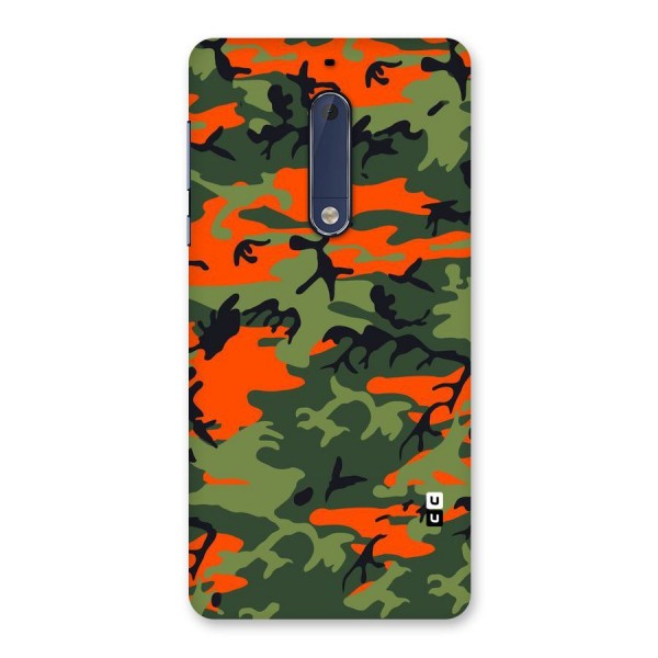 Army Pattern Back Case for Nokia 5