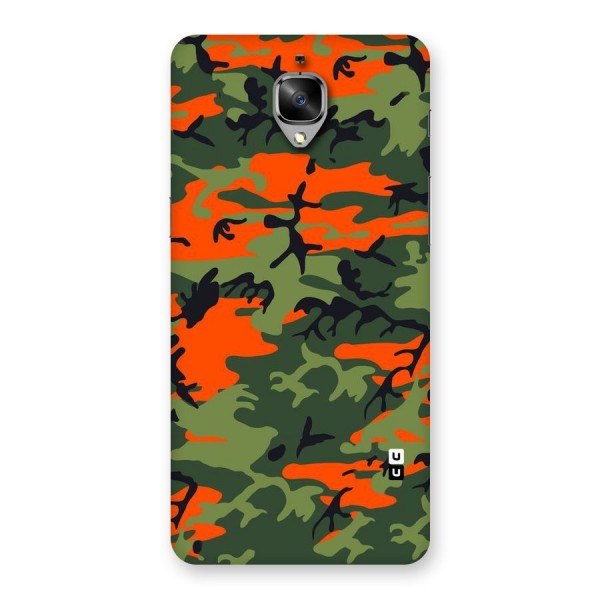Army Pattern Back Case for OnePlus 3
