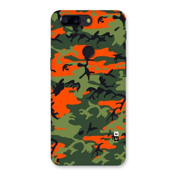 Army Pattern Back Case for OnePlus 5T